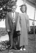 Ethel & Her Dad High School Graduation